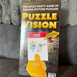 Puzzle Vision Picture Puzzle Game - Yellow and White